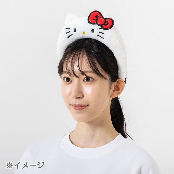 White Hello Kitty Hello Kitty Plush Headband (Hello, Everyone! Series) | CA_HK62456