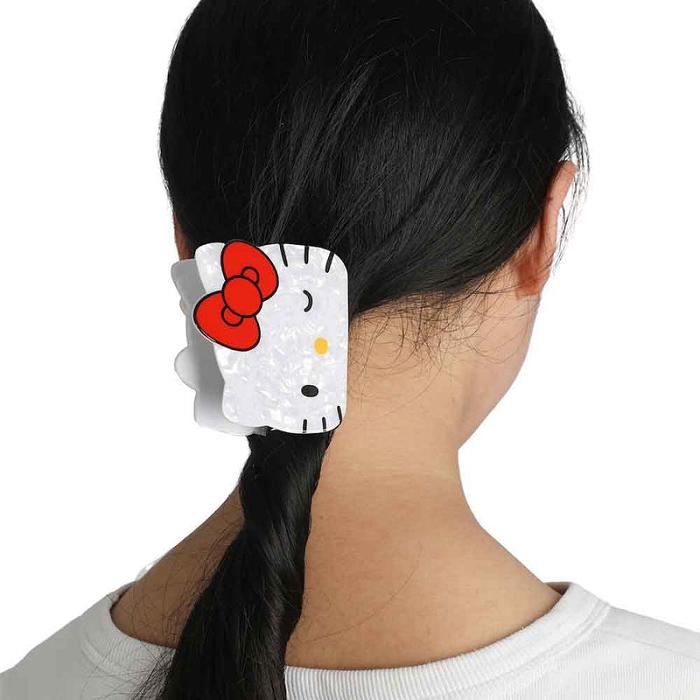 White Hello Kitty Hello Kitty Winking Hair Clip | CA_HK19823