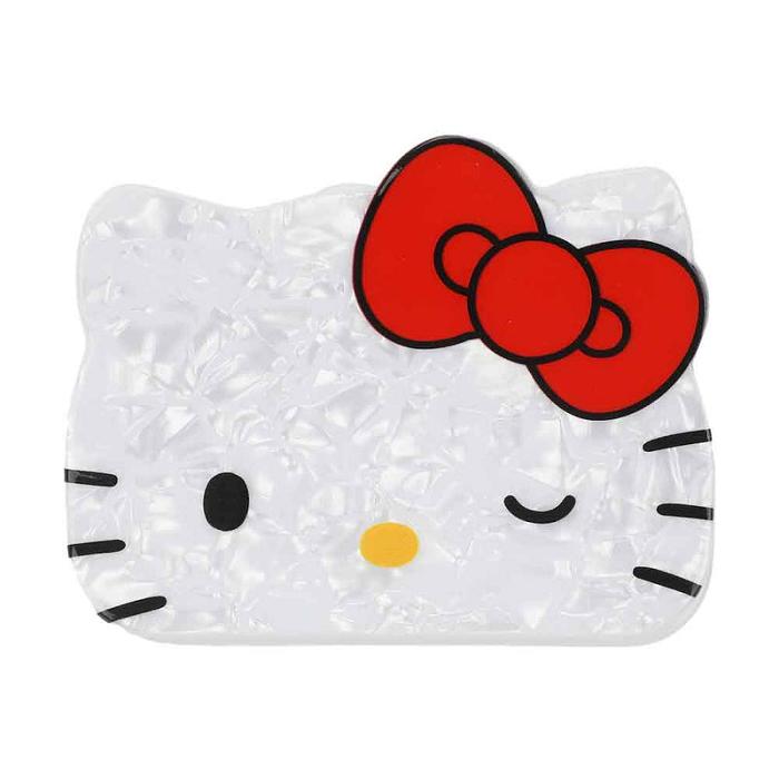 White Hello Kitty Hello Kitty Winking Hair Clip | CA_HK19823