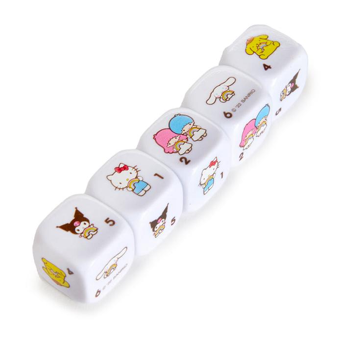 White Hello Kitty Hello Kitty and Friends Yahtzee Game | CA_HK44021