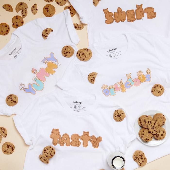 White Hello Kitty Hello Kitty and Friends Tasty Biscuit Tee | CA_HK14455