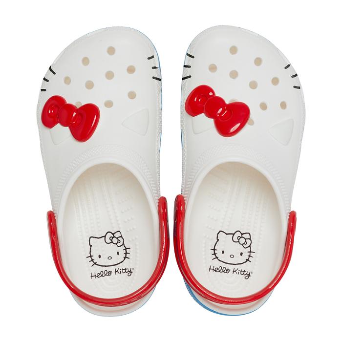 White Hello Kitty Hello Kitty x Crocs Kids I Am Classic Clog | CA_HK67925