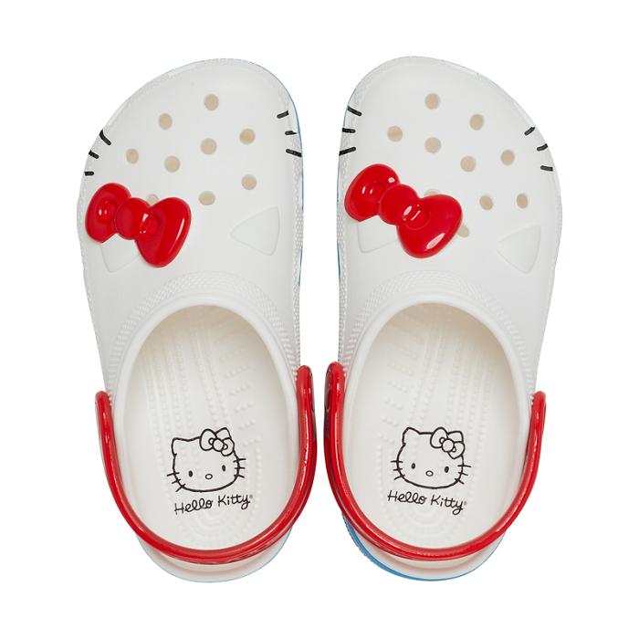 White Hello Kitty Hello Kitty x Crocs Toddler I Am Classic Clog | CA_HK36713