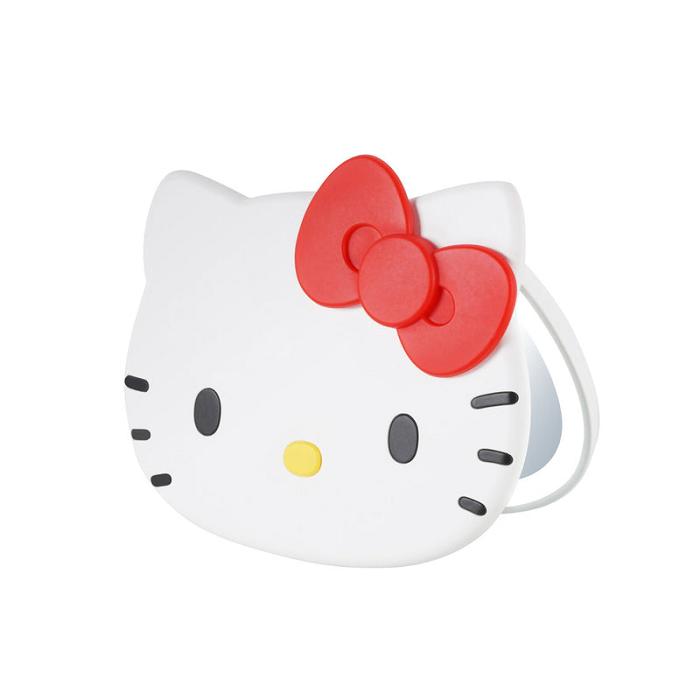 White Hello Kitty Hello Kitty x Impressions Vanity LED Compact Mirror | CA_HK27139