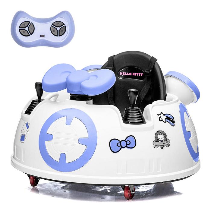 White Hello Kitty Hello Kitty x Kool Karz Playground Kids Space Explorer Ride On | CA_HK89687