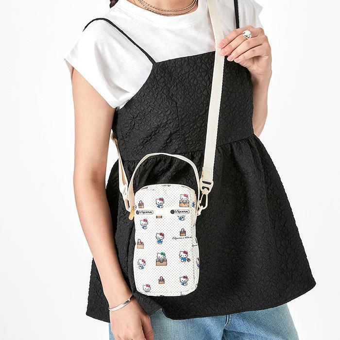 White Hello Kitty Hello Kitty x LeSportsac Mini Phone Crossbody Bag (No Bag No Life) | CA_HK61159