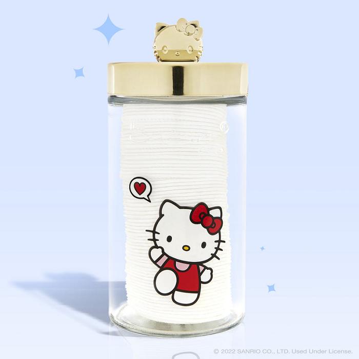 White Hello Kitty Hello Kitty x The Crème Shop Exfoliating Cotton Pads | CA_HK48453