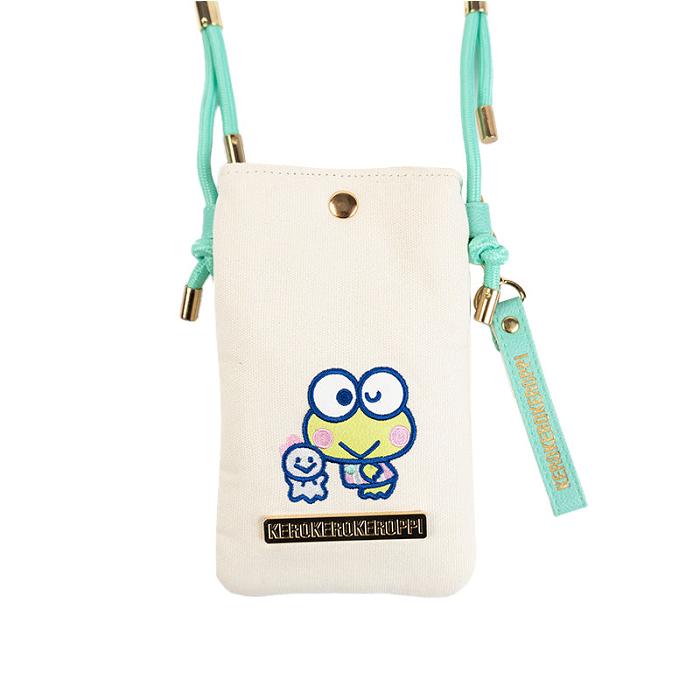 White Hello Kitty Keroppi Crossbody Phone Bag (Teru Teru and Me Series) | CA_HK35741