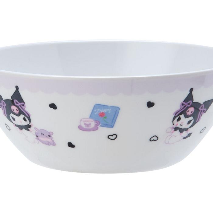 White Hello Kitty Kuromi Melamine Bowl | CA_HK77856