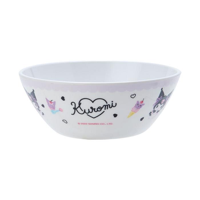 White Hello Kitty Kuromi Melamine Bowl | CA_HK77856