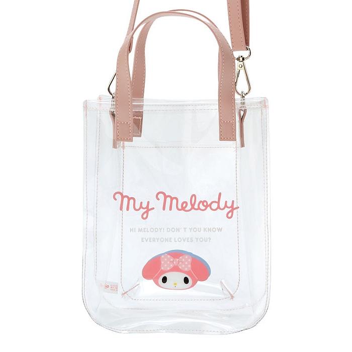 White Hello Kitty My Melody Clear 2-Way Mini | CA_HK49390