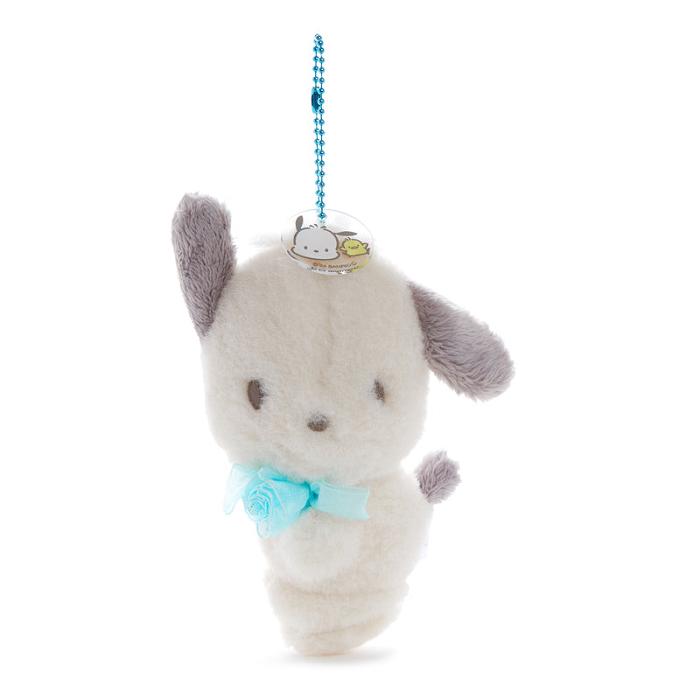 White Hello Kitty Pochacco Mascot Bag Charm (Friendly Pose Series) | CA_HK74788