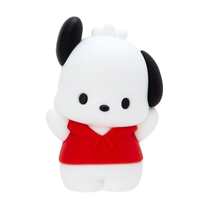 White Hello Kitty Pochacco Mini Mascot Magnet | CA_HK14953