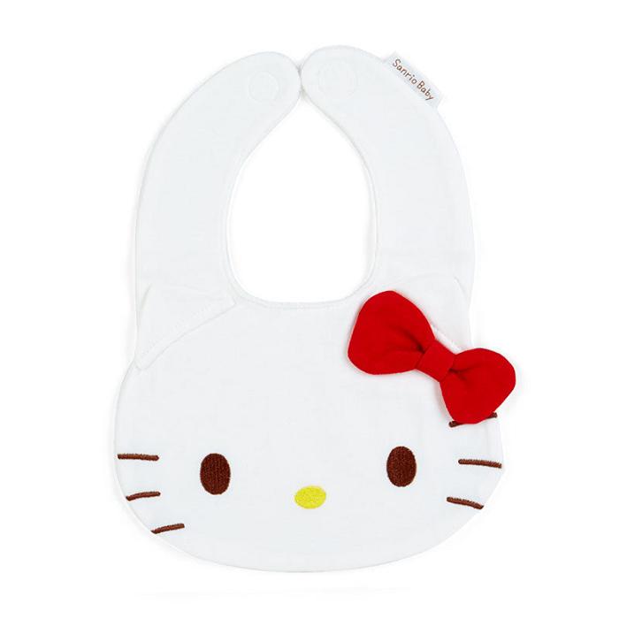 White Hello Kitty Sanrio Baby Hello Kitty Bib | CA_HK26071