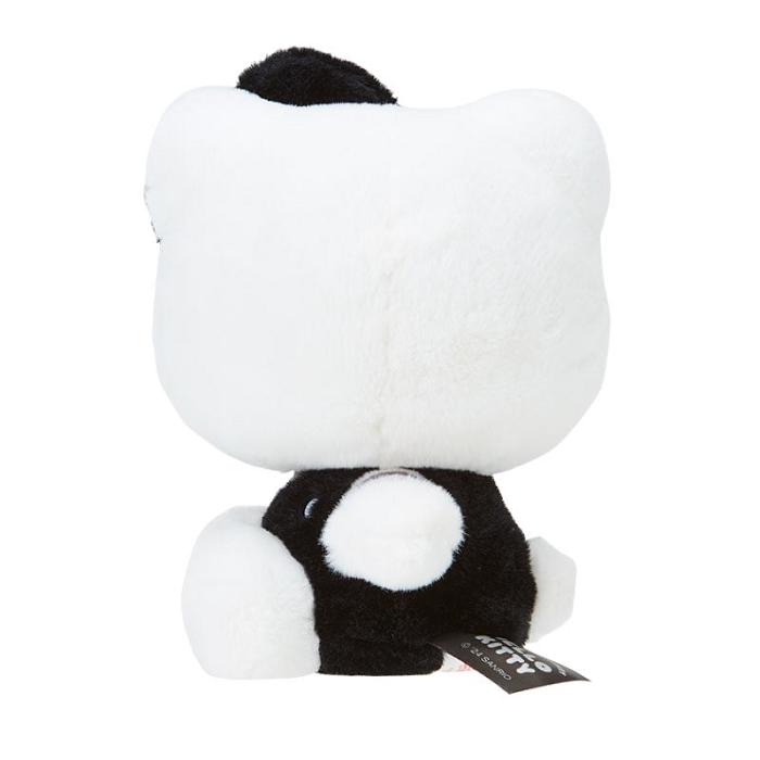 White / Black Hello Kitty Hello Kitty 50th Anniv. Plush Mascot (Black Monochrome) | CA_HK37744