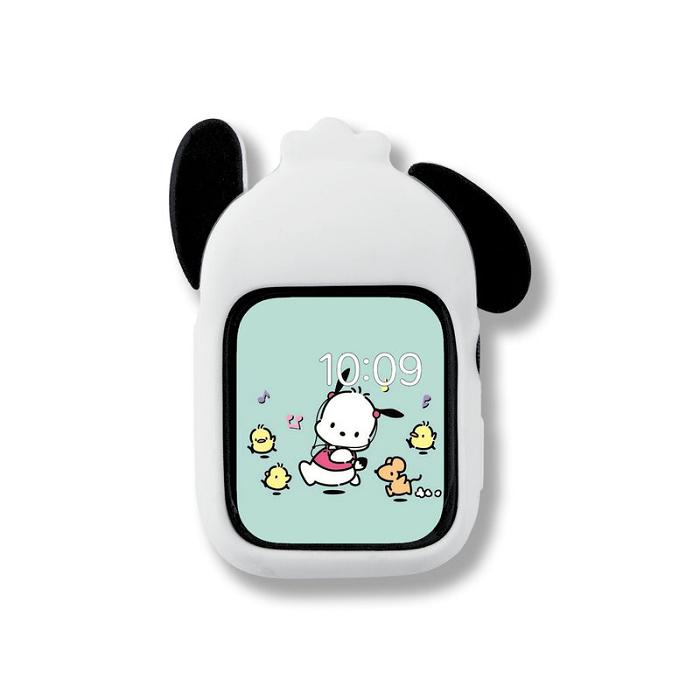 White / Black Hello Kitty Pochacco x Sonix Silicone Face Watch Bumper | CA_HK72868