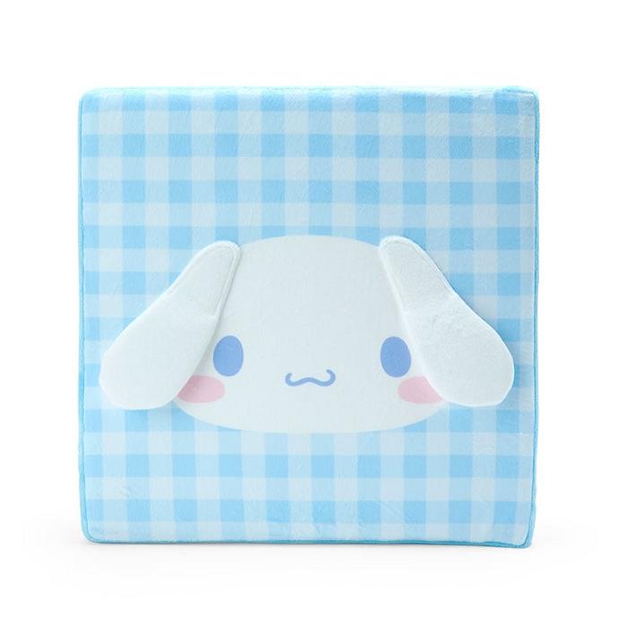 White / Blue Hello Kitty Cinnamoroll Floor Face Cushion | CA_HK79566