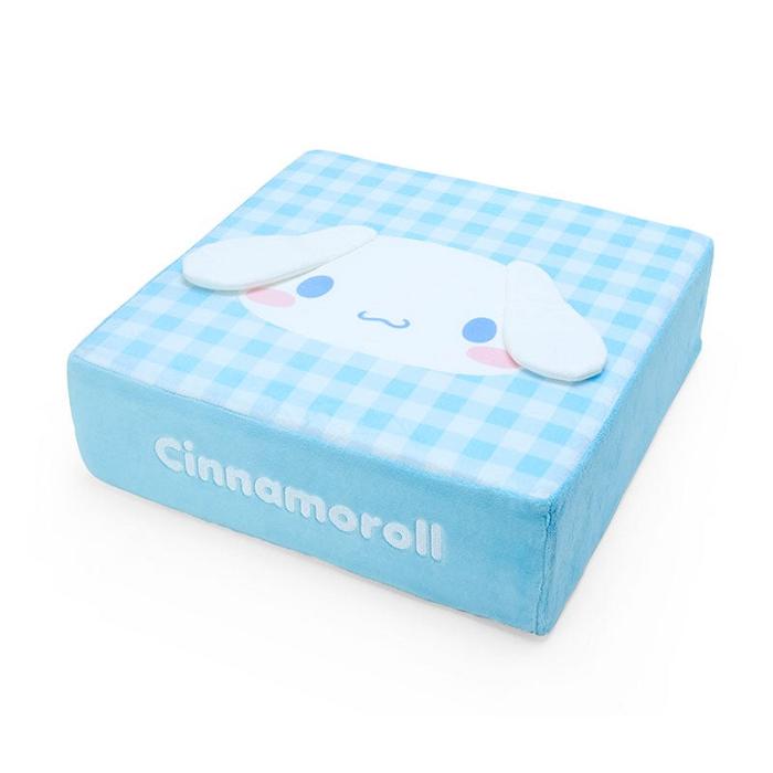 White / Blue Hello Kitty Cinnamoroll Floor Face Cushion | CA_HK79566