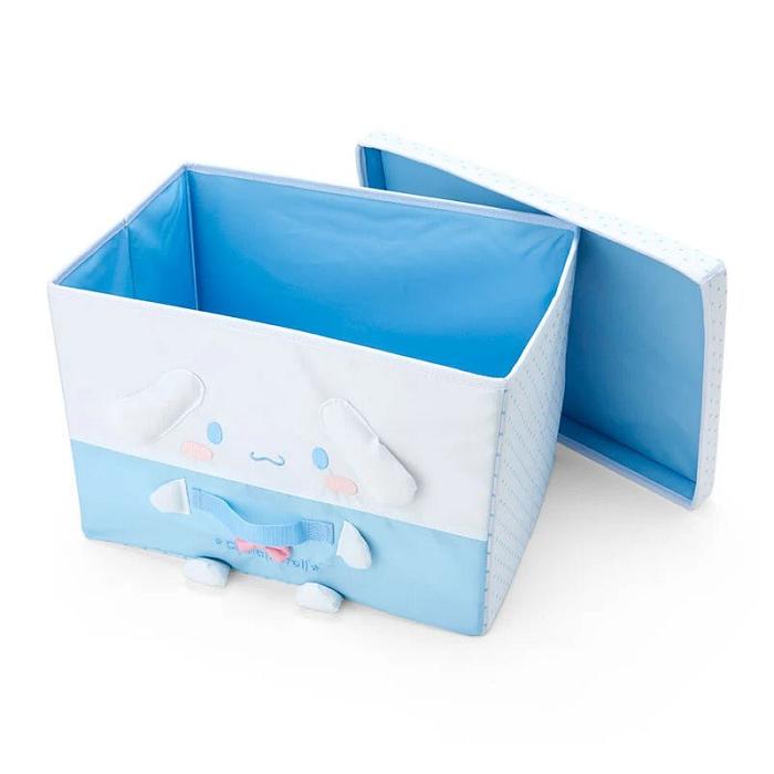 White / Blue Hello Kitty Cinnamoroll Foldable Storage Box (Large) | CA_HK73894