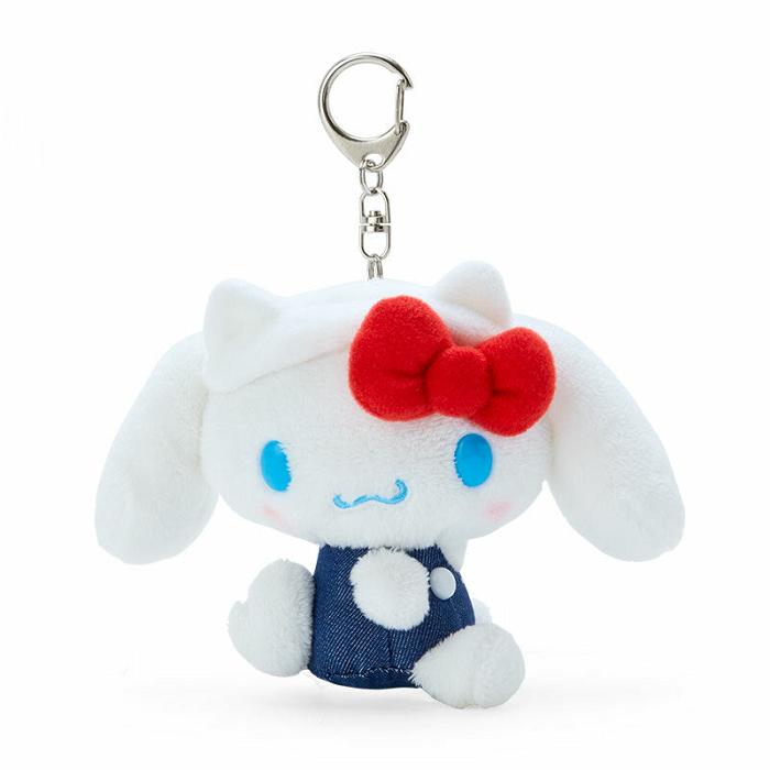 White / Blue Hello Kitty Cinnamoroll Mascot Keychain Plush (Hello, Everyone! Series) | CA_HK44097