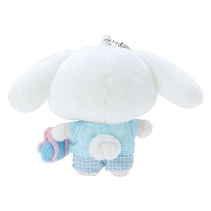 White / Blue Hello Kitty Cinnamoroll Plush Mascot Keychain (Sanrio Academy Series) | CA_HK52403