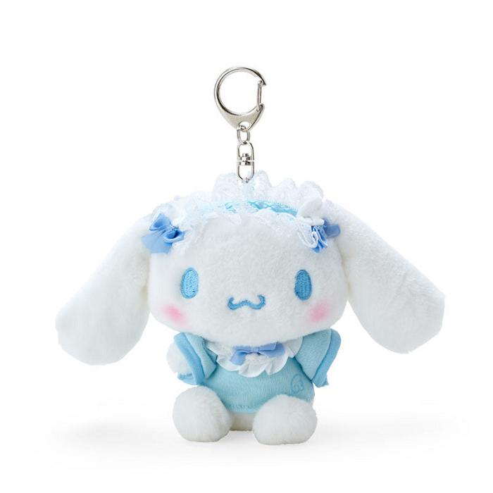 White / Blue Hello Kitty Cinnamoroll Plush Mascot Keychain (Sky Blue Series) | CA_HK30481