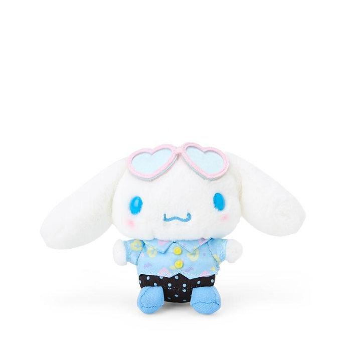 White / Blue Hello Kitty Cinnamoroll Plush Mascot Keychain (Day at the Funfair Series) | CA_HK83644