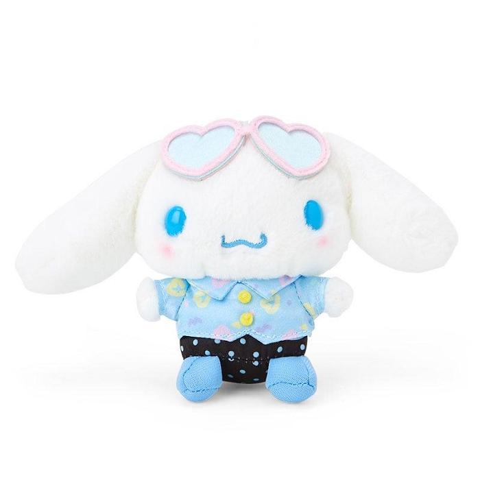 White / Blue Hello Kitty Cinnamoroll Plush Mascot Keychain (Day at the Funfair Series) | CA_HK83644