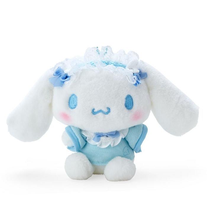 White / Blue Hello Kitty Cinnamoroll Plush Mascot Keychain (Sky Blue Series) | CA_HK17655