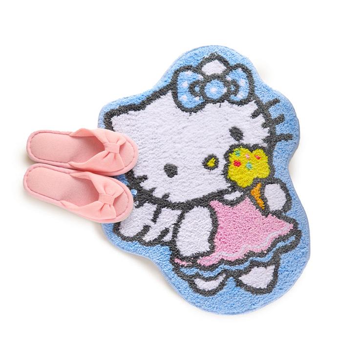 White / Blue Hello Kitty Hello Kitty Accent Rug (Ice Cream Dream Series) | CA_HK20805