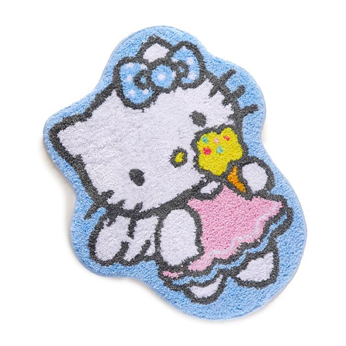 White / Blue Hello Kitty Hello Kitty Accent Rug (Ice Cream Dream Series) | CA_HK20805