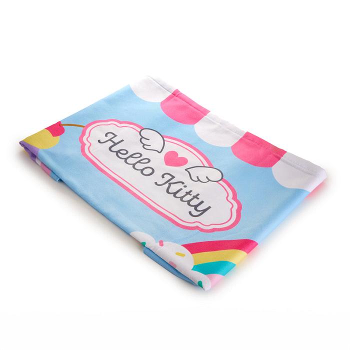 White / Blue Hello Kitty Hello Kitty Beach Towel (Ice Cream Dream Series) | CA_HK26502