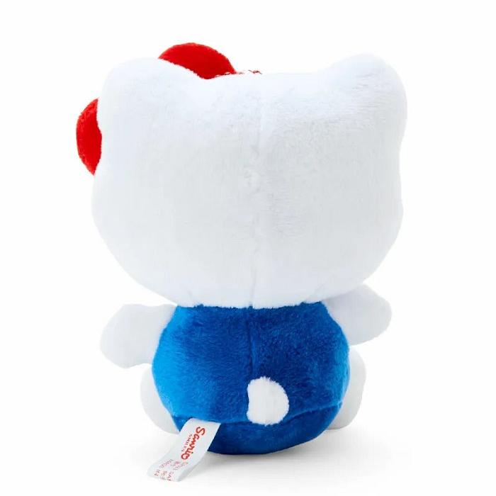 White / Blue Hello Kitty Hello Kitty Plush Mascot Keychain (Classic) | CA_HK19138