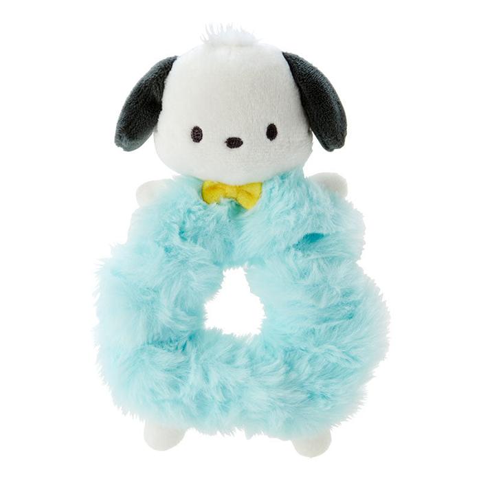 White / Blue Hello Kitty Pochacco Plush Scrunchie | CA_HK69996