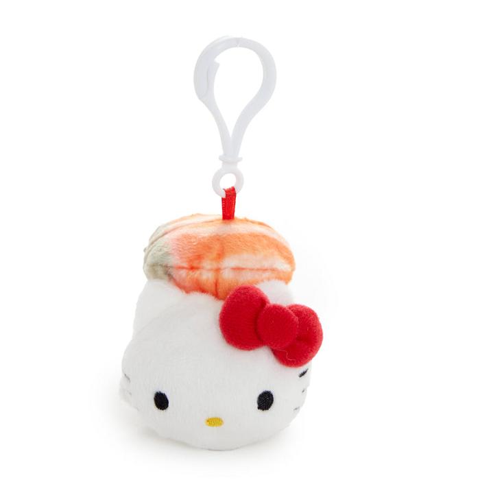 White / Orange Hello Kitty Hello Kitty Sushi Mascot Clip (Salmon) | CA_HK94077