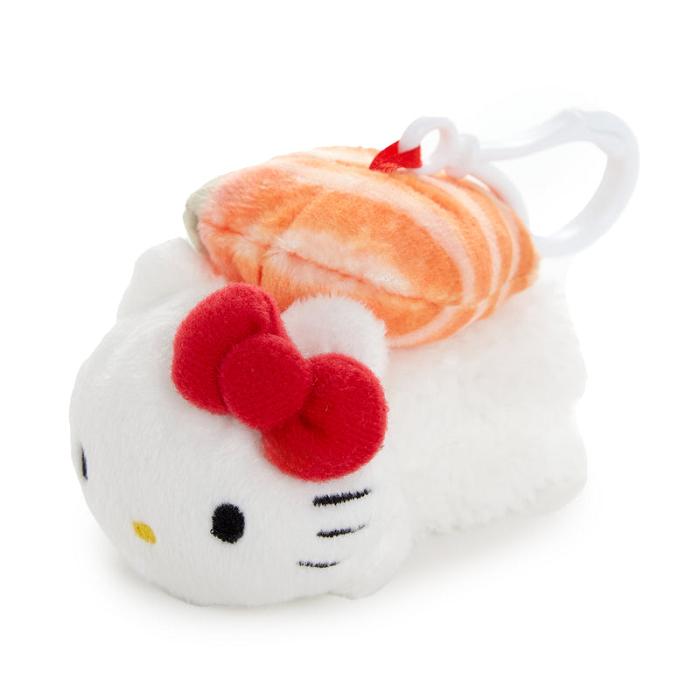 White / Orange Hello Kitty Hello Kitty Sushi Mascot Clip (Salmon) | CA_HK94077