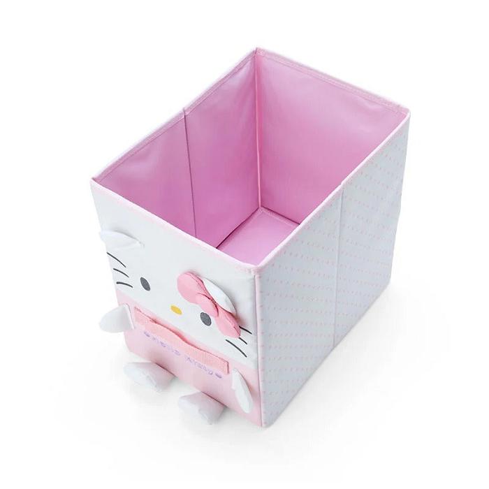 White / Pink Hello Kitty Hello Kitty Foldable Storage Box (Small) | CA_HK81838