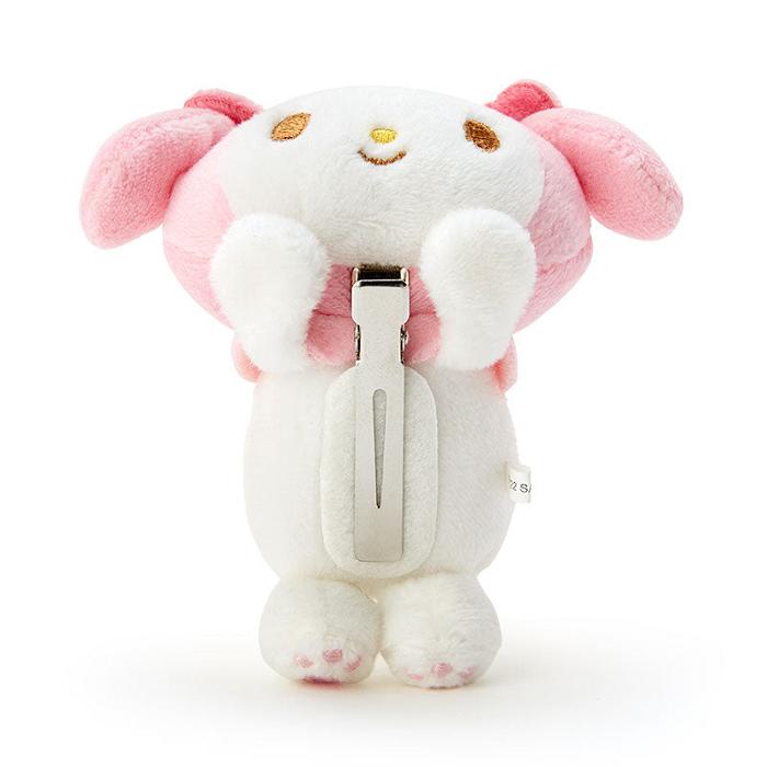 White / Pink Hello Kitty My Melody Plush Hair Clip | CA_HK47577