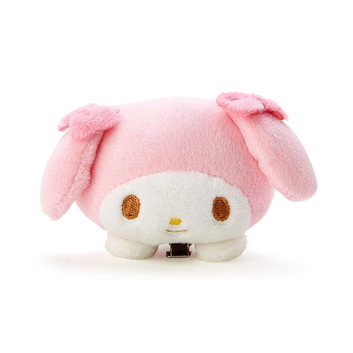 White / Pink Hello Kitty My Melody Plush Hair Clip | CA_HK47577