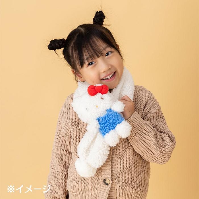 White / Red Hello Kitty Hello Kitty Cozy Sherpa Kids Wrap Scarf | CA_HK13081