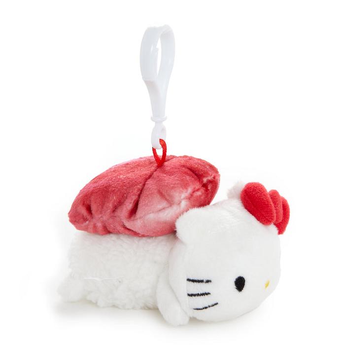 White / Red Hello Kitty Hello Kitty Sushi Mascot Clip (Tuna) | CA_HK27029