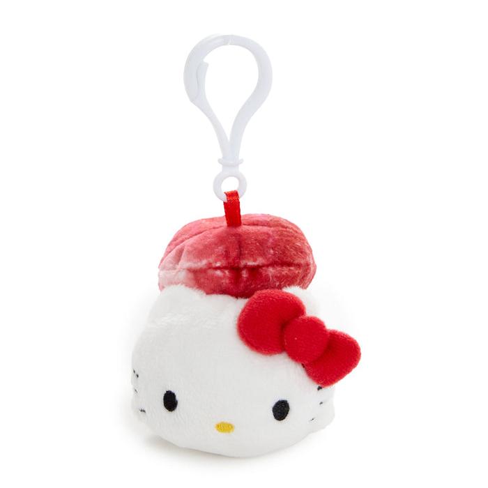 White / Red Hello Kitty Hello Kitty Sushi Mascot Clip (Tuna) | CA_HK15616