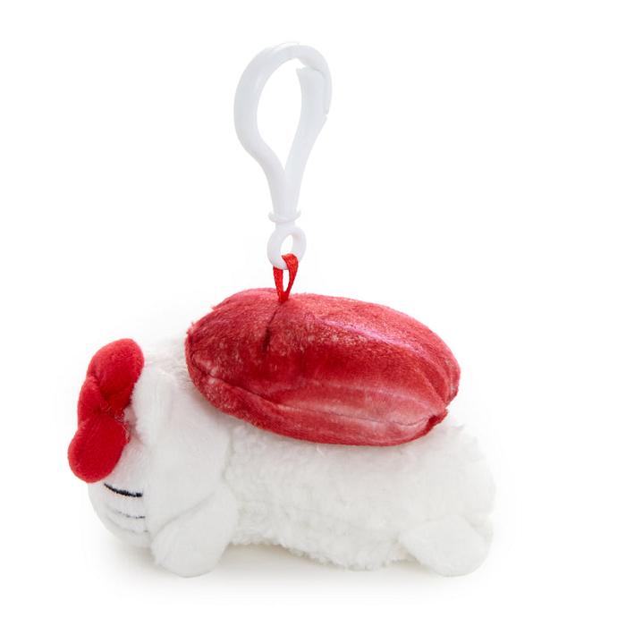 White / Red Hello Kitty Hello Kitty Sushi Mascot Clip (Tuna) | CA_HK15616