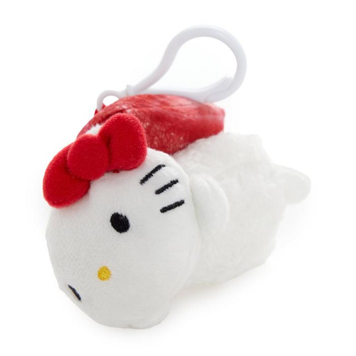 White / Red Hello Kitty Hello Kitty Sushi Mascot Clip (Tuna) | CA_HK15616