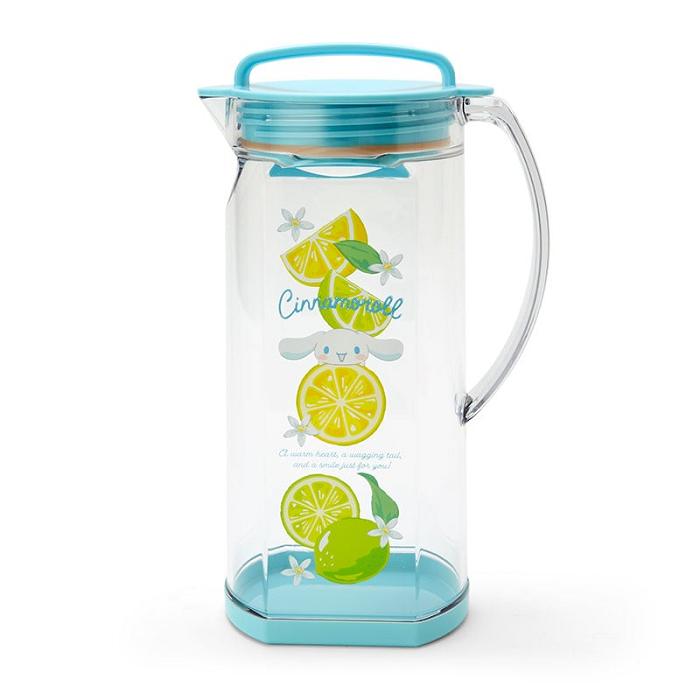 Yellow Hello Kitty Cinnamoroll Acrylic Water Pitcher (Summer Weather) | CA_HK35736