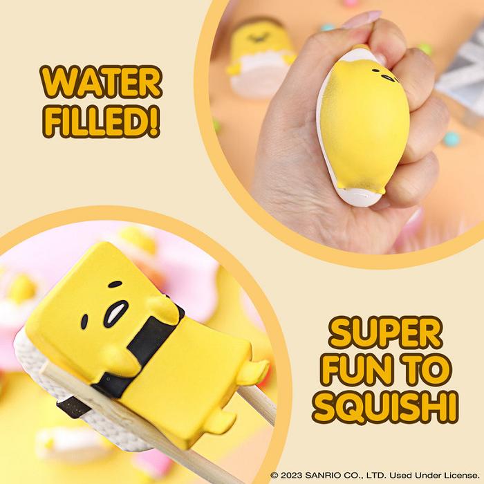 Yellow Hello Kitty Gudetama Capsule Squishies (Series 1) | CA_HK47474