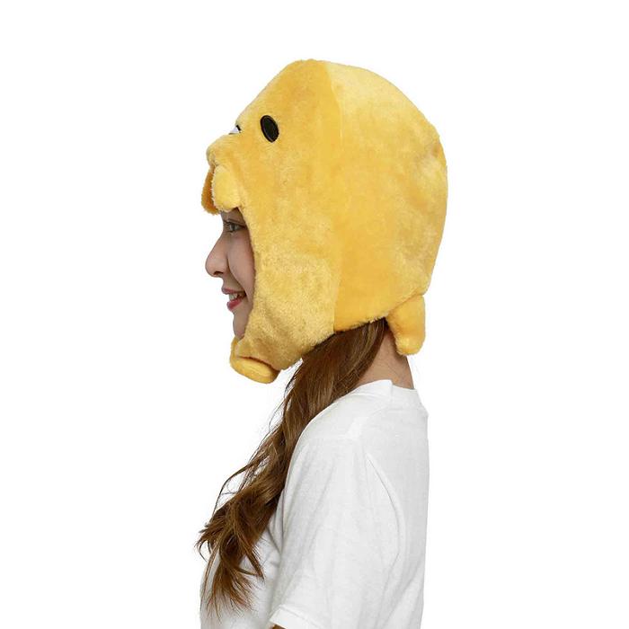 Yellow Hello Kitty Gudetama Kigurumi Hat | CA_HK32021