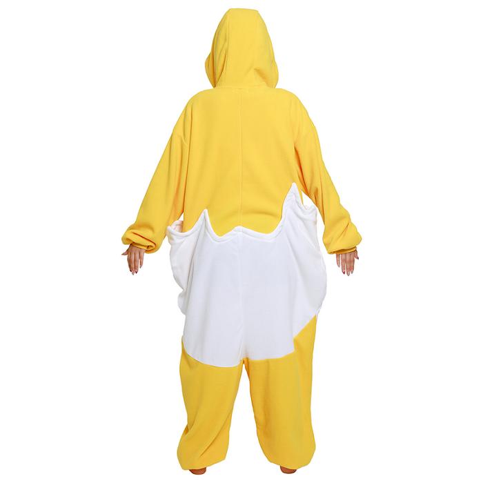 Yellow Hello Kitty Gudetama Kigurumi Onesie | CA_HK39519