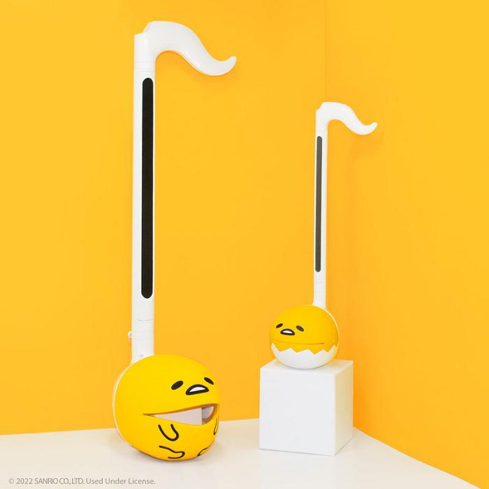 Yellow Hello Kitty Gudetama Otamatone Deluxe Musical Toy | CA_HK13074