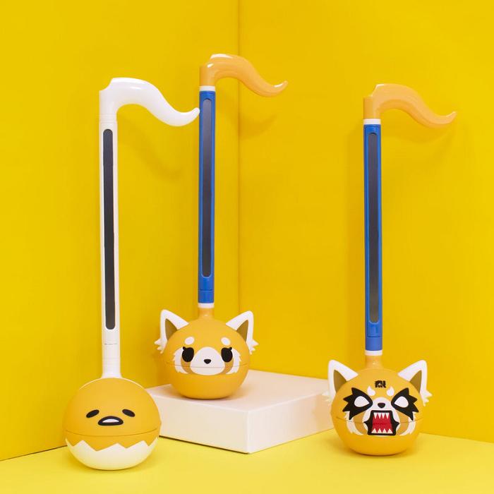 Yellow Hello Kitty Gudetama Otamatone Musical Toy | CA_HK66970